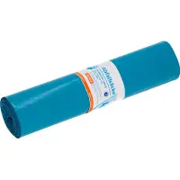 Deiss Afvalzakken Premium, materiaal LDPE, blauw, 120 liter, 250 stuks