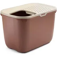 Savic Hop In Tuscany - Kattenbak - 58.5x39x39.6 cm Roze