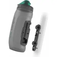 Fidlock - Twist Bottle 590 Antibacterial + Bike Base - Fietsbidon 590 ml, grijs
