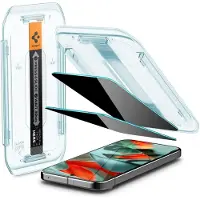 Spigen Privacy Glass Geschikt voor Google Pixel 9 Pro XL - EZ Fit GLAS.tR - 9H Tempered Glass Screen Protector - Case Friendly - Gemakkelijke Installatie - 2-Pack