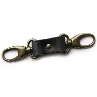 The Hantler Belt anchor zwart / Brass