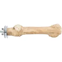 Trixie zitstok met schroefbevestiging koffiehout - 20 cm dia 2-3 cm