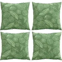 vidaXL Verspreiding Kussens Blad 4 pcs Bladpatroon 60 x 60 cm