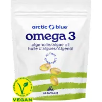 Arctic Blue Vegan Omega 3 Algenolie DHA - 60 capsules