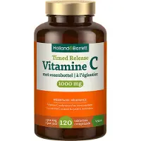 Holland & Barrett Vitamine C met langzame afgifte, 1000 mg, 120 veganistische tabletten