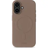 Holdit Soft MagSafe Case voor de Apple iPhone 16 - Mocha Brown