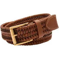 Fossil Leren riem Rhett Stretch Belt W105 Brown bruine