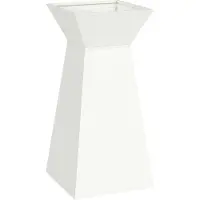 vidaXL Pilarenbak Wit 35 x 35 x 73 cm