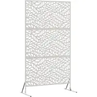 vidaXL Privacyscherm 100 x 50 x 180 cm Roestvrij staal zilver