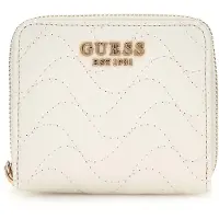 GUESS Portemonnee Melisandra SLG Small Zip Around Wallet Shell Crème