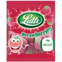 Lutti Aardbeien zakje (12x 80g)