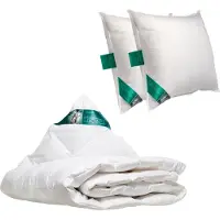 Ten Cate Coolnight Eenpersoons Zomerdekbed 240 x 220 cm - Verkoelend dekbed - Inclusief 2 Coolnight Hoofdkussens 60x70 - Fris & Koel Slapen - Antibacterieel