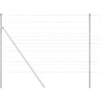 vidaXL Grond Fix Gelast Draadhek 25 x 1,6 m Gegalvaniseerd staal Mesh