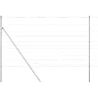 vidaXL Grond Fix Gelast Draadhek 25 x 1,4 m Gegalvaniseerd staal Mesh