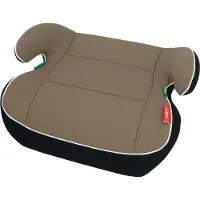 Carkids I-Size Zitverhoger Sam - Voldoet aan I-Size R-129 Norm - Voor Kinderen van 125-150cm – Afneembare & wasbare hoes - Flexibele installatie - Taupe/Zwart