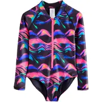 Next Badpak lichtblauw / rosa / zwart