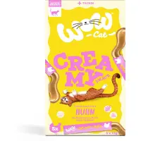 WOW Cat CAT - Creamy Snack 11x5x15g | Huhn