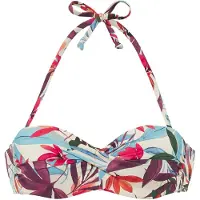 LASCANA Bikinitop crème / lichtblauw / donkergroen / lila / pink