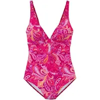 Vivance Badpak Pretty met v-hals en modieus paisley-patroon