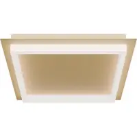 Masterlight Plafondlamp Piazza goud 54x54cm