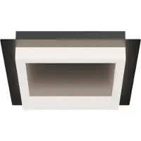 Masterlight Plafondlamp Piazza zwart 36x36cm