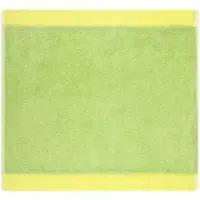 Cawö Gezichtsdoekje Lifestyle Splash Reversible Pistachio/Lemon (Set van 6)