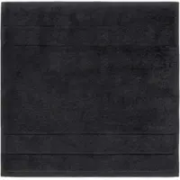 Cawö Gezichtsdoekje Noblesse2 Uni Black (Set van 6)