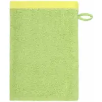 Cawö Washandje Lifestyle Splash Reversible Pistachio/Lemon (Set van 6)
