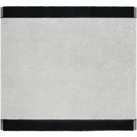 Cawö Gezichtsdoekje Lifestyle Splash Reversible Platinum/Black (Set van 6)