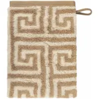 Cawö Washandje Noblesse Elegance Allover Sand (Set van 6)