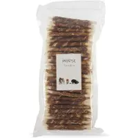PETSTYLE LIVING gedraaide stick met eend 12,5 cm 100 st - Hondensnacks