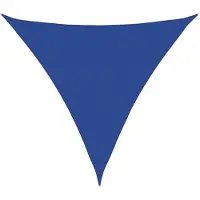 vidaXL Zonnezeil 160 g/m² driehoekig 5x5x5 m HDPE blauw
