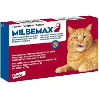Milbemax Ontworming Tabletten Kat 2 - 12 kg 2 x 2 tabletten