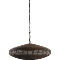 Light & Living hanglamp Ø51x20 cm bahoto mat donker