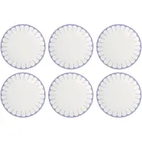 Villeroy & Boch Bord Fleur Bleu Ø26,5cm (6 delig)
