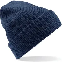 Beechfield Senvi Vintage Beanie Kleur: Blauw (one size fits all)