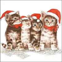 Ambiente - Lunch servetten - Singing Cats