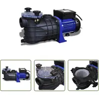The Living Store Zwembadpomp - Geavanceerd - 500W - 9000l/u - 10m - 42x19x22cm