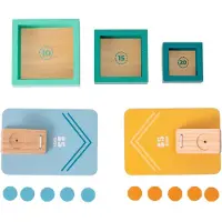 BS Toys Slingerspel - educatief speelgoed - tafelspel - FSC hout - geschikt vanaf 6 jaar - 2 spelers