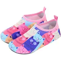 Attrezzo Waterschoenen - Kinderen - maat 23/24 - Roze met Katten
