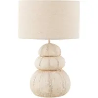 J-Line lamp zee-egel poly 30.5x30.5x47cm