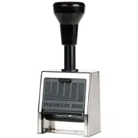 Reiner Numeroteur B6 Pagineerstempel 23 x 6 mm (bxh) Chroom, Zwart