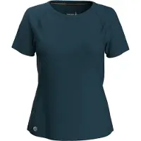 Smartwool - Women's Active Ultralite Short Sleeve - Merino-ondergoed L, blauw