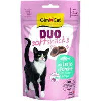 GimCat Duo Kattensnack Zalm & Forel 50 gr