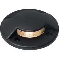 QAZQA Moderne grondspot zwart GU10 50mm 2-lichts effect IP65 - Cellar