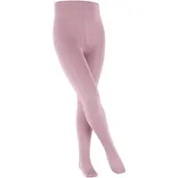 Falke Cotton Touch dun eenkleurig katoen panty kinderen roze - maat 98-104