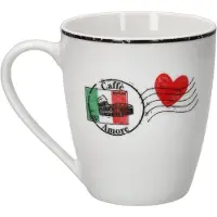 MamboCat Set van 6 koffiemokken Caffee Amore 300 ml - 412833