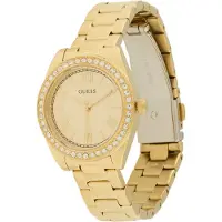 GUESS Kwartshorloge MINI LUNA GLITZ Horloge, dameshorloge, stalen armband