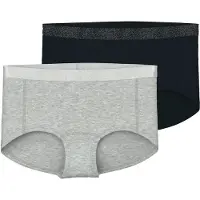 Name it Onderbroek grijs gemêleerd / zwart