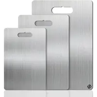 Equivera Titanium Plank voor Snijden - Titanium Snij Plank - Titanium Snijplank Antislip